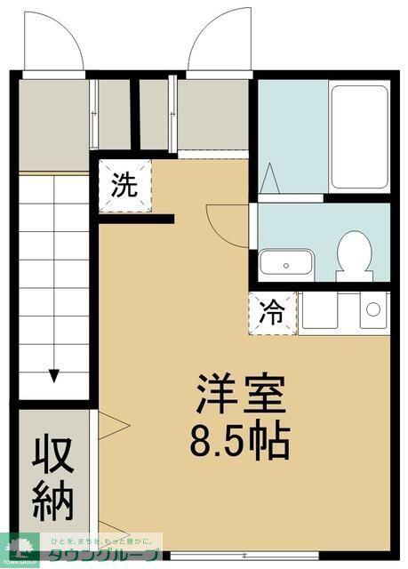 SANA RESIDENCE(ワンルーム/1階)の間取り写真