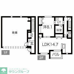 PACIFICA SHONANA棟(1LDK/1階)の間取り写真