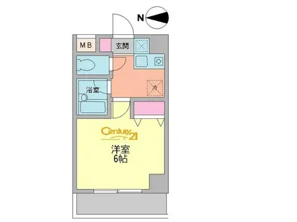 ロードハウス小杉(1K/1階)の間取り写真