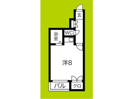 NYK針中野(ワンルーム/1階)の間取り写真