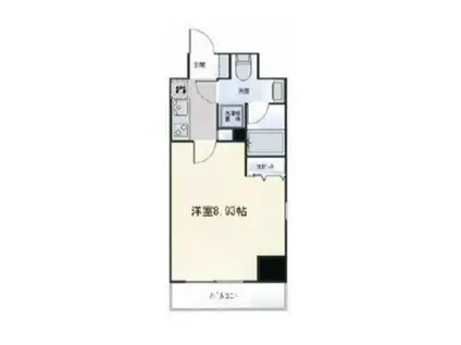 ウェンディ両国(1K/5階)の間取り写真