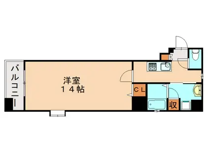 サヴォイ ジ アトリウム(1K/3階)の間取り写真