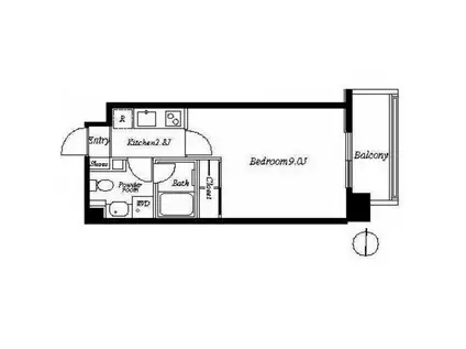 ARCTURUS(1K/2階)の間取り写真