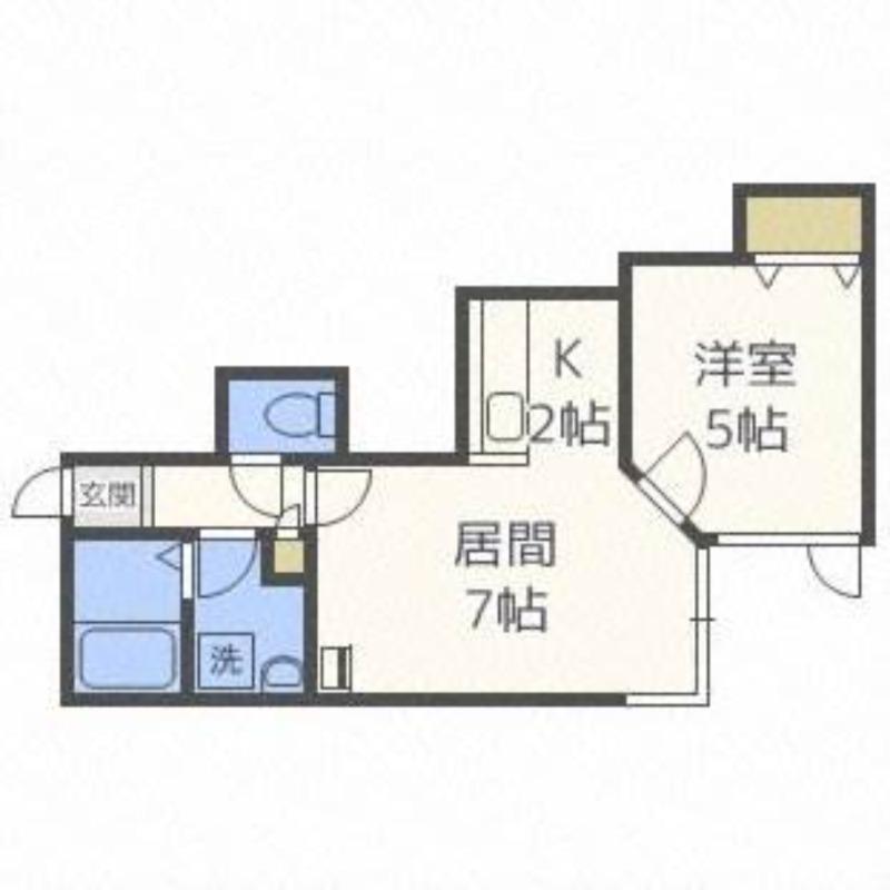コンフォーティア(1LDK/1階)の間取り写真