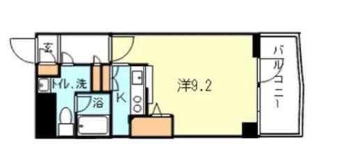 リヴィエール宮崎台(ワンルーム/3階)の間取り写真