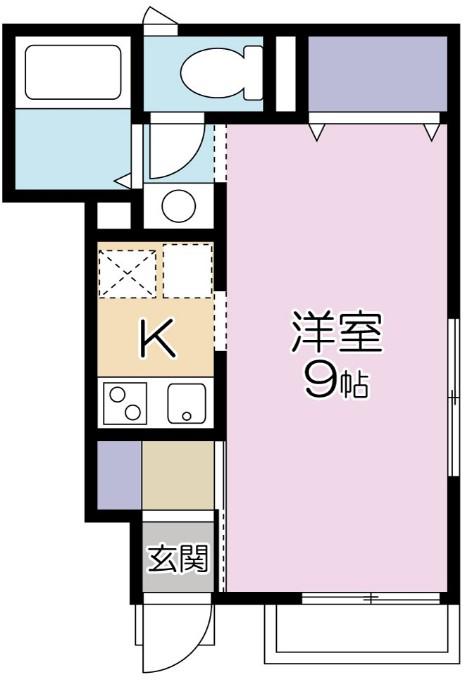 リバーパーク隅田I(1K/1階)の間取り写真