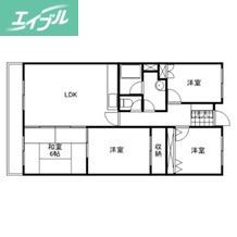 アーネスト矢坂(4LDK/5階)の間取り写真
