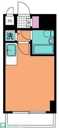 藤和シティコープ練馬(ワンルーム/5階)の間取り写真
