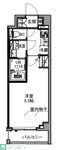 S-RESIDENCE王子イースト(1K/6階)の間取り写真
