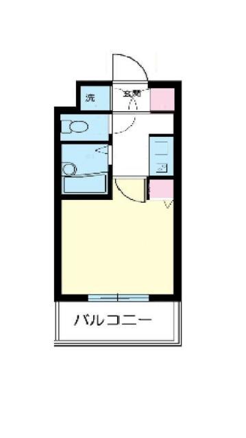 スカイコート大森第5(1K/2階)の間取り写真