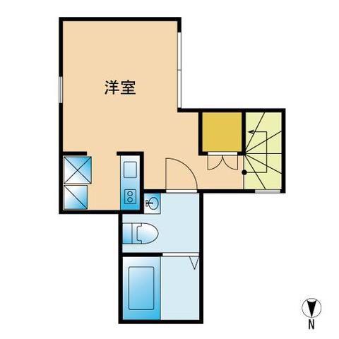 ネオス中板橋(ワンルーム/3階)の間取り写真