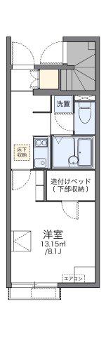 レオネクストトヨハラ(1K/1階)の間取り写真