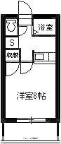 プレミールメゾン(1K/2階)の間取り写真