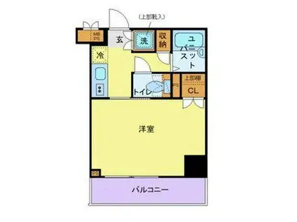 ルーブル池上参番館(1K/5階)の間取り写真