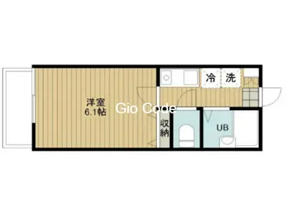 VILLAGE ONE(1K/1階)の間取り写真