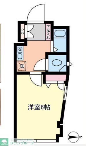 エイビル(1K/3階)の間取り写真