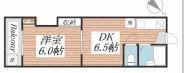 パティーナ八潮(1DK/2階)の間取り写真