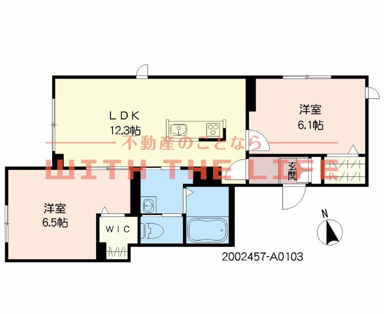 グレースランド日吉(2LDK/1階)の間取り写真