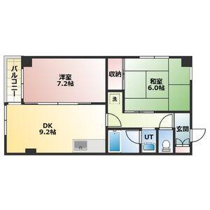 ニューグリーンリーブス(2LDK/2階)の間取り写真