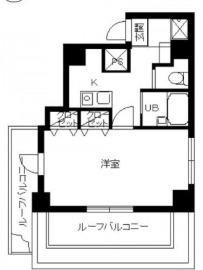 スカイコート新大塚(1K/8階)の間取り写真
