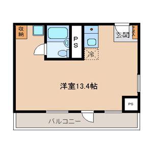 フェニックス瑞雲(ワンルーム/3階)の間取り写真