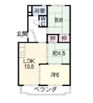 フラッツエポック(3LDK/3階)の間取り写真