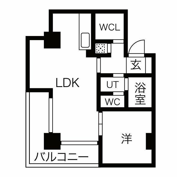 OZ ALLOGGIO(1LDK/4階)の間取り写真