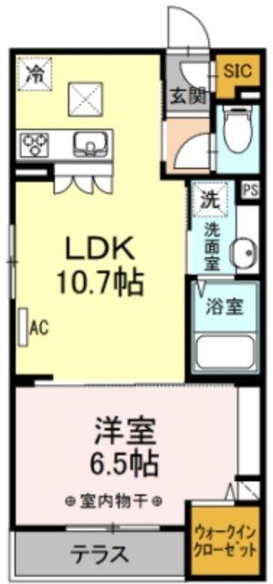 レジデンス葛西2(1LDK/3階)の間取り写真
