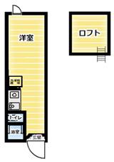 ソフィアディーバ(ワンルーム/1階)の間取り写真