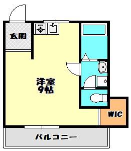 ネオレジデンスサカタ(ワンルーム/2階)の間取り写真