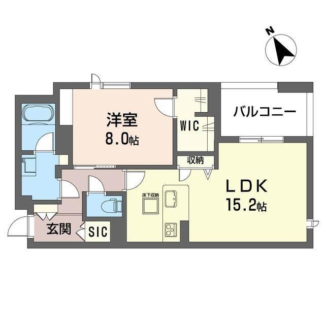 マイランド橋本(1LDK/2階)の間取り写真