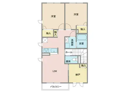 ドリームイノベーション(3LDK/2階)の間取り写真