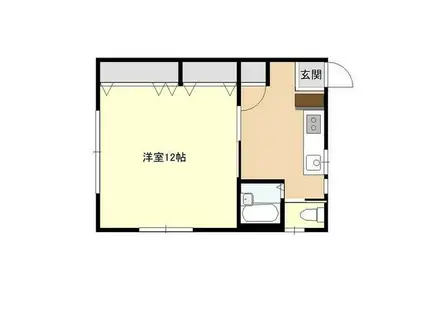 エクセレンス21G(1K/2階)の間取り写真