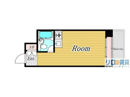 ライオンズマンション新大阪第5(ワンルーム/3階)の間取り写真