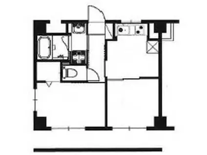 マジュール(1LDK/5階)の間取り写真