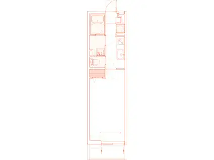 リブリ・COMODO(1K/2階)の間取り写真