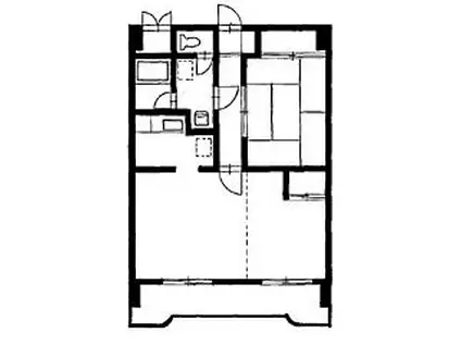 ダイアナ常盤ヒルズ(1LDK/3階)の間取り写真