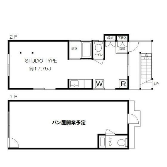 D-ONE 玉川学園(ワンルーム/2階)の間取り写真