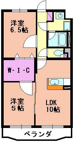 エル・ドラードII(2LDK/1階)の間取り写真