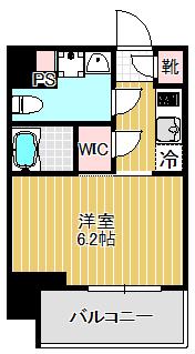 イプセ品川戸越(1K/3階)の間取り写真