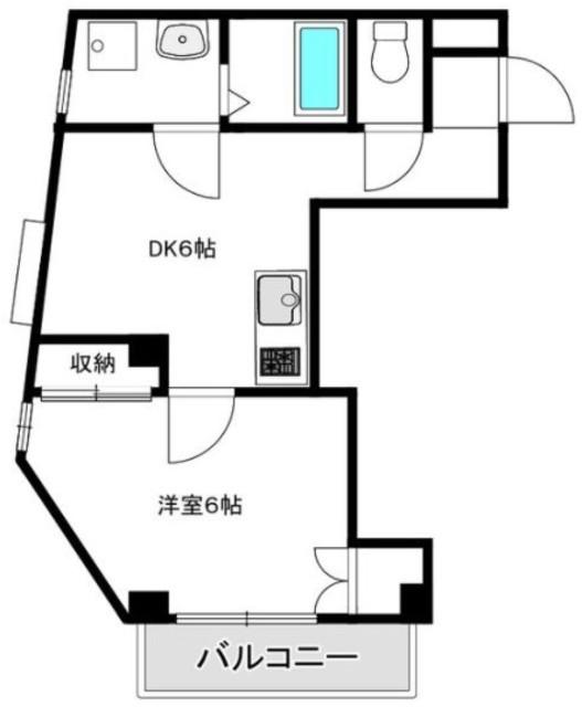 YS西荻(1DK/3階)の間取り写真