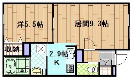 ステージ(1LDK/2階)の間取り写真