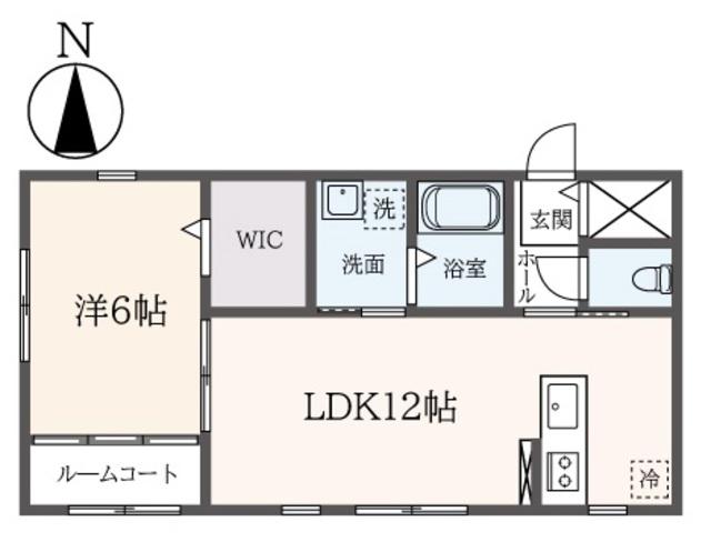 メゾン・ド・ルミネ(1LDK/2階)の間取り写真