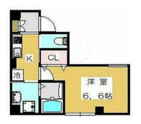 JC STREET KAGURA(1K/3階)の間取り写真