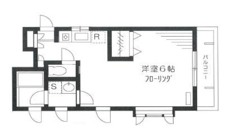 エムシーエム(ワンルーム/2階)の間取り写真