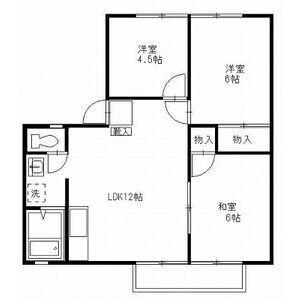 ガーデンハイツ(3LDK/2階)の間取り写真