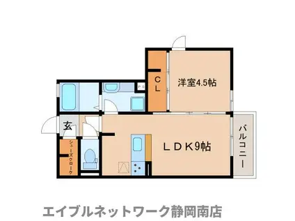 TSステージ(1LDK/1階)の間取り写真
