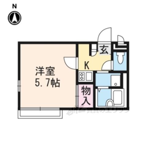 レオパレスBANBA(1K/2階)の間取り写真
