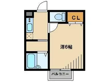 レオパレスT&Y(1K/1階)の間取り写真