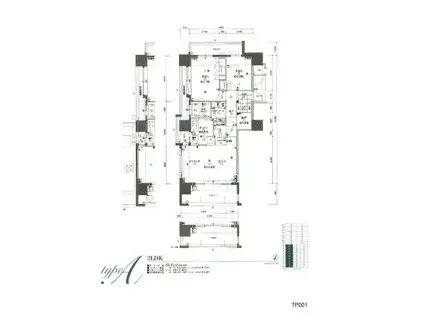 MJR赤坂けやき通(2LDK/2階)の間取り写真